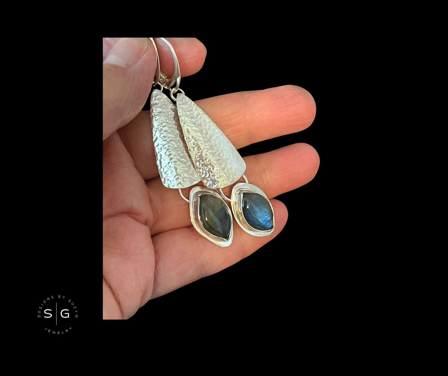 RESERVED FOR JW Transforma Earrings, Labradorite