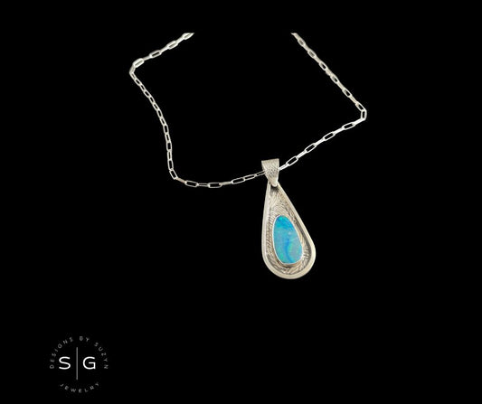 Reserved for JS  Opal Necklace