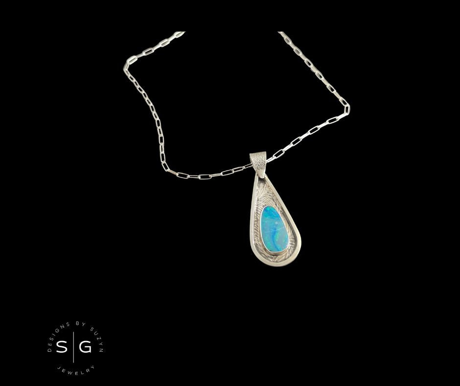 Reserved for JS  Opal Necklace