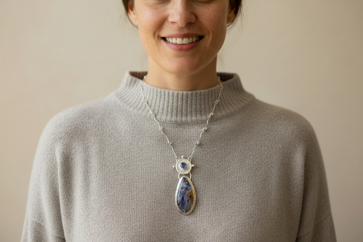 Passion Necklace with Higher Neckline