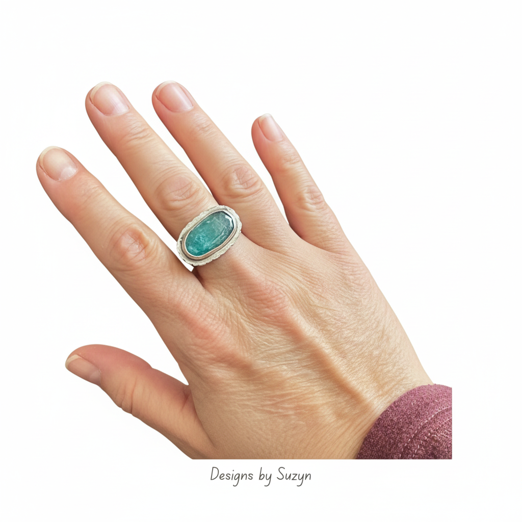 Ring on youthful hand