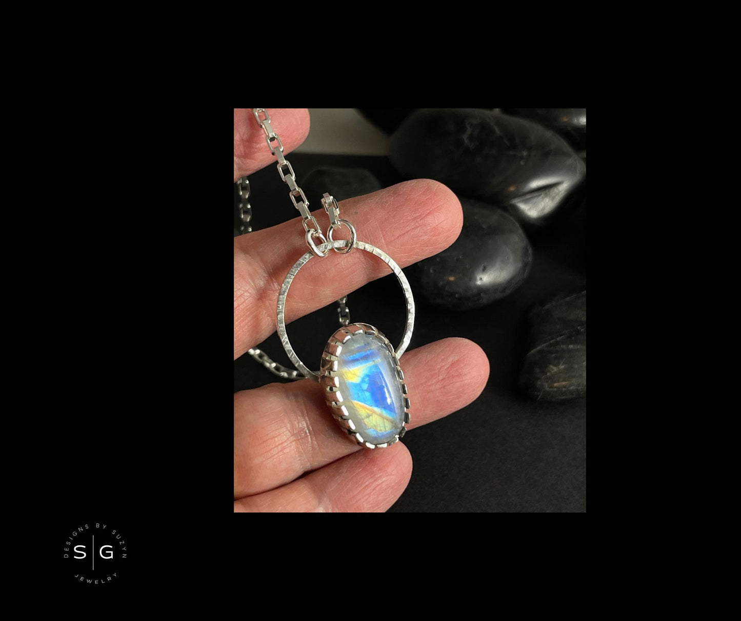 RESERVED Aurora Moonstone Necklace