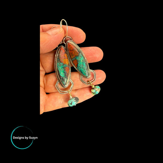 Turquoise Sunrise Earrings