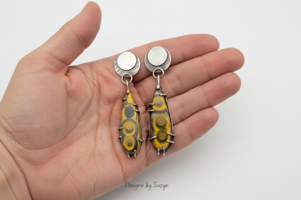 Earrings in Hand - Scale Reference