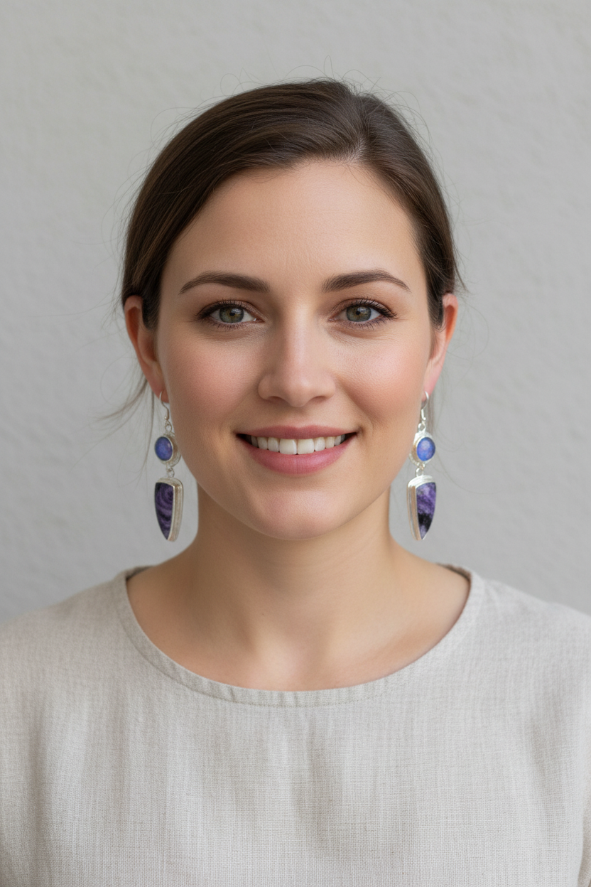 Earrings on lifestyle model - revised