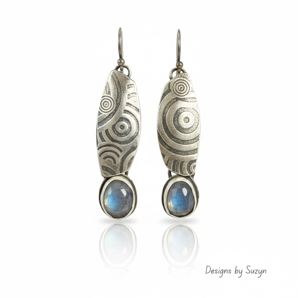 Enhanced Moonstone Earrings with Watermark