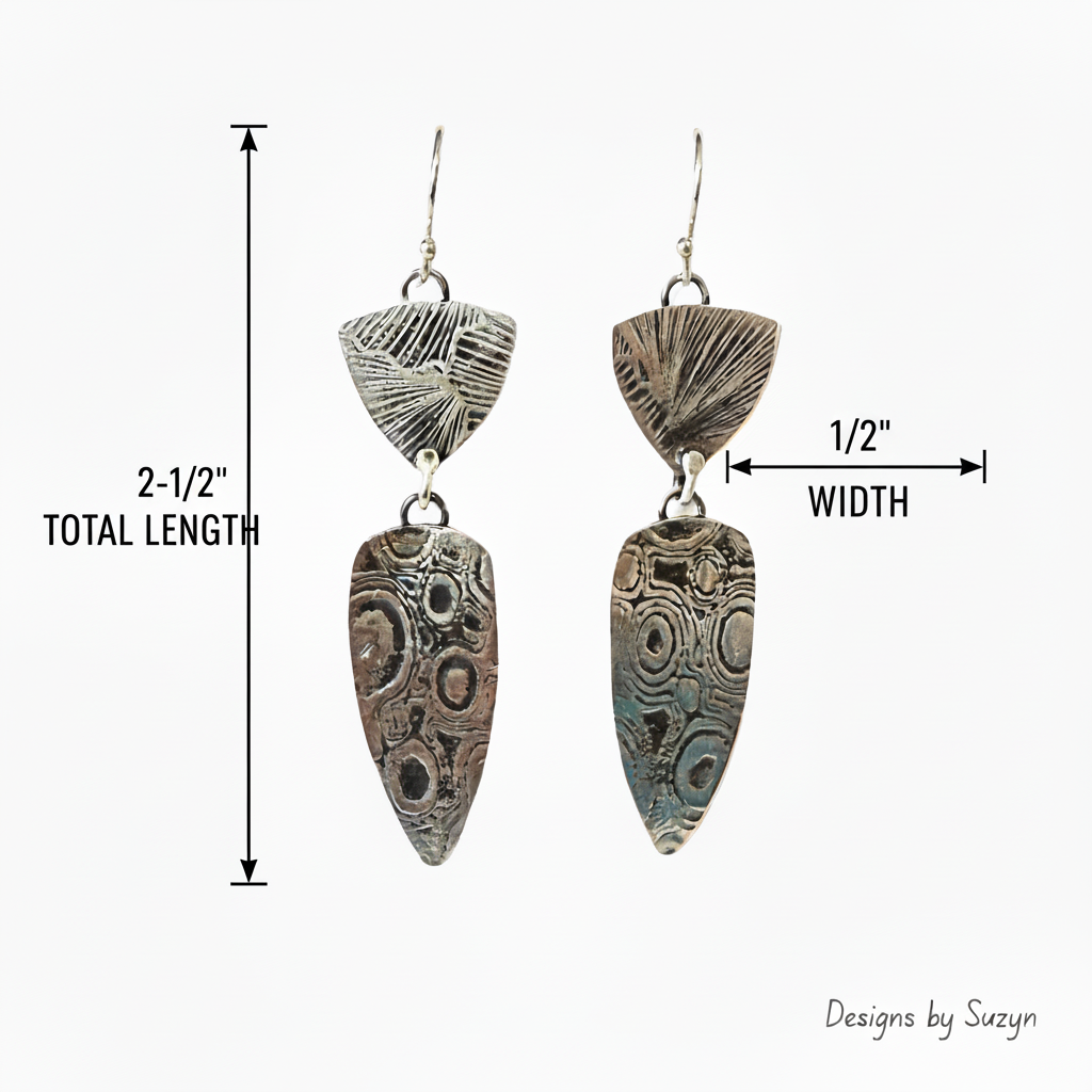 Size diagram with width at top dangle
