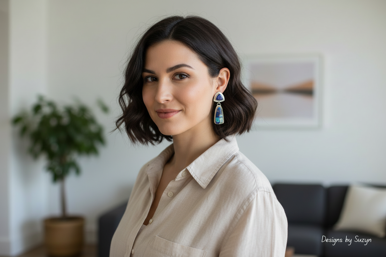 Song of the Bluebird Earring New Dimensions