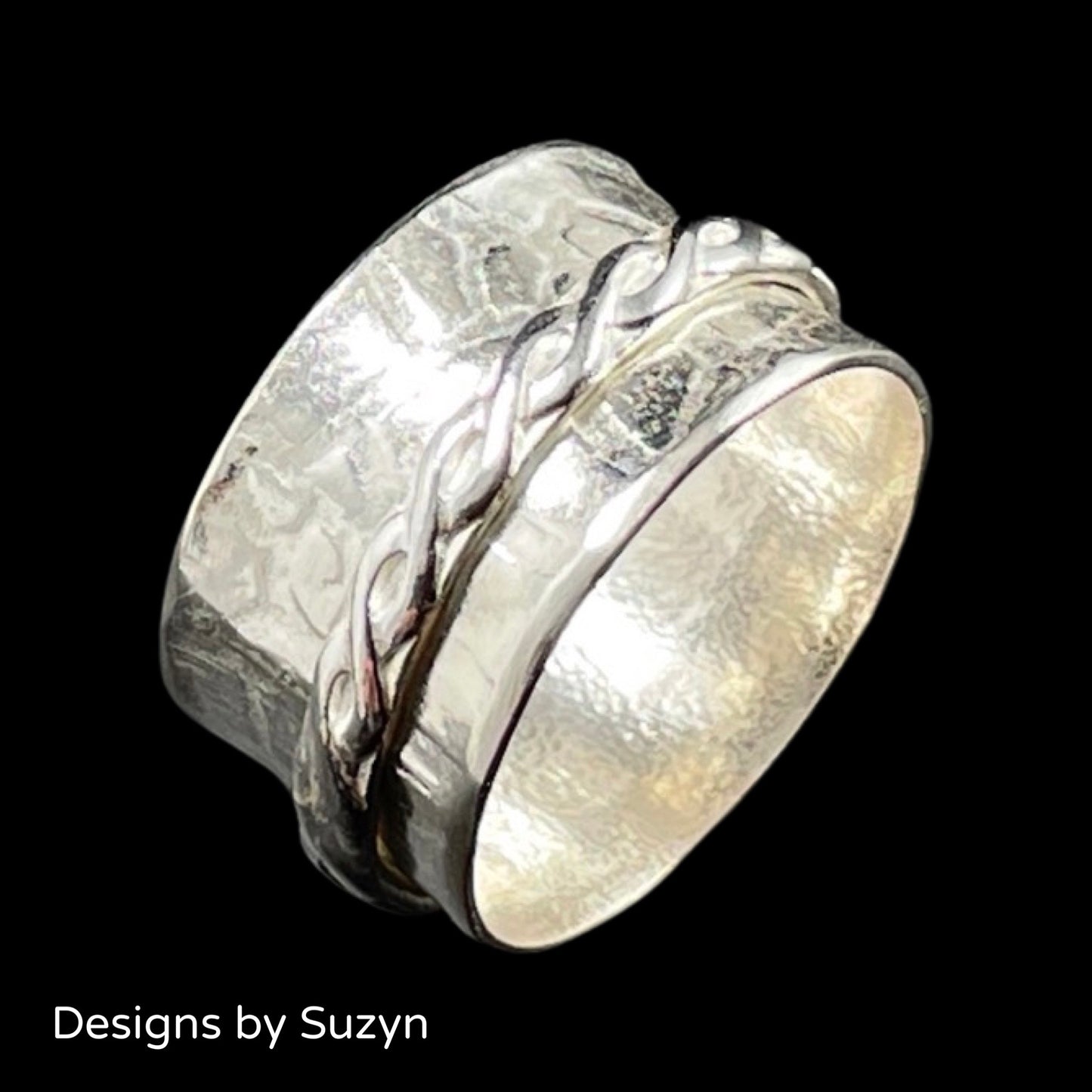Size 10.5 meditation ring, spinner ring, fidget ring