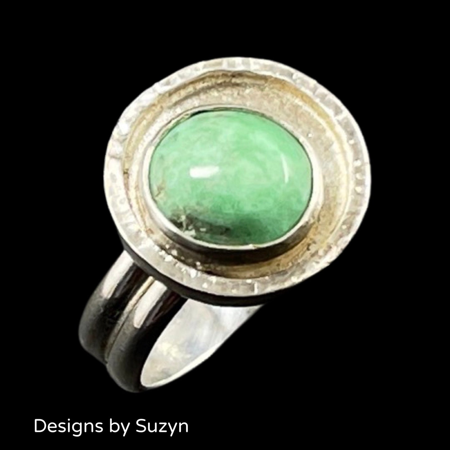 Utah Variscite Ring, Size 8